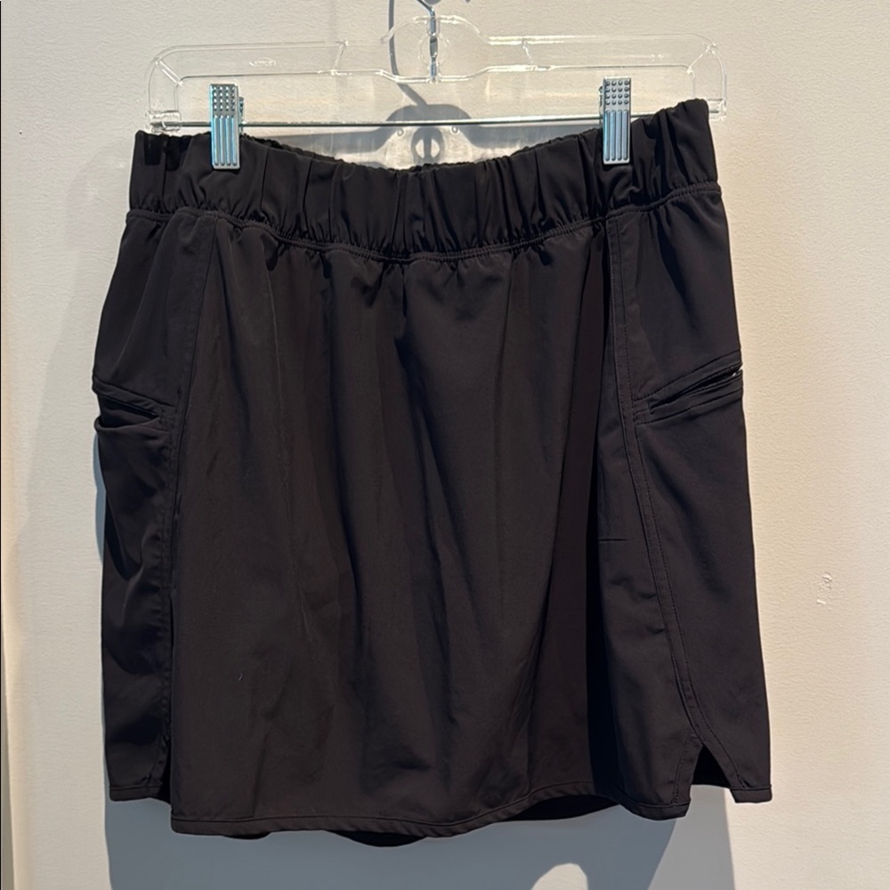 Black Calia Athletic Skirt with Pockets and inner shorts